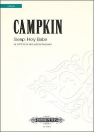 Sleep, Holy Babe SATB choral sheet music cover Thumbnail